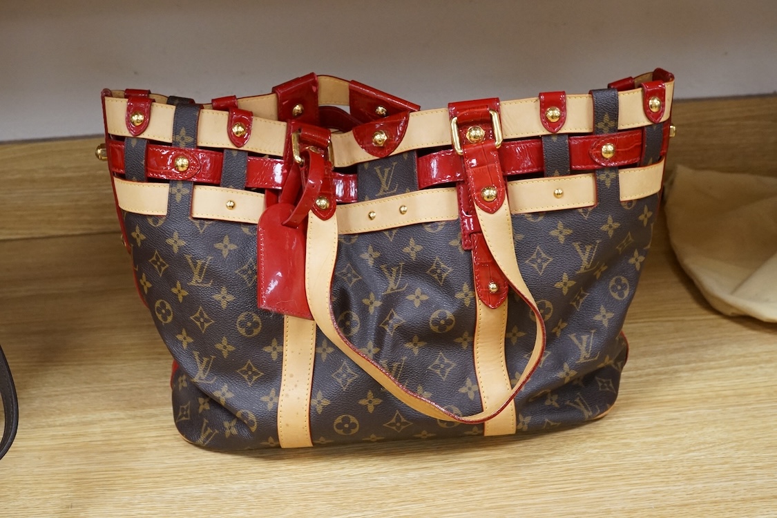 A Louis Vuitton Salina ruby monogram tote bag, numbered RC4077, with dust cover, 44cm wide